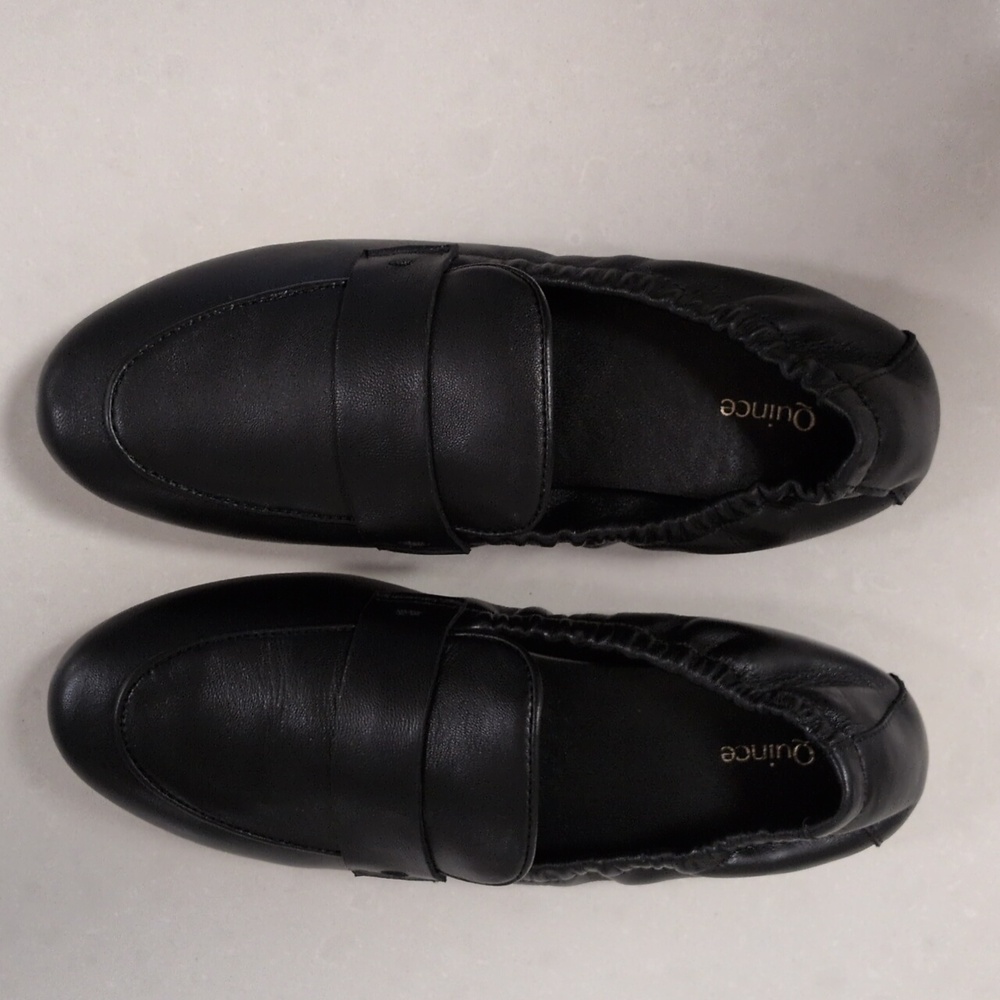 Quince Italian Leather Soft Loafers NWOT - Picture 2 of 7